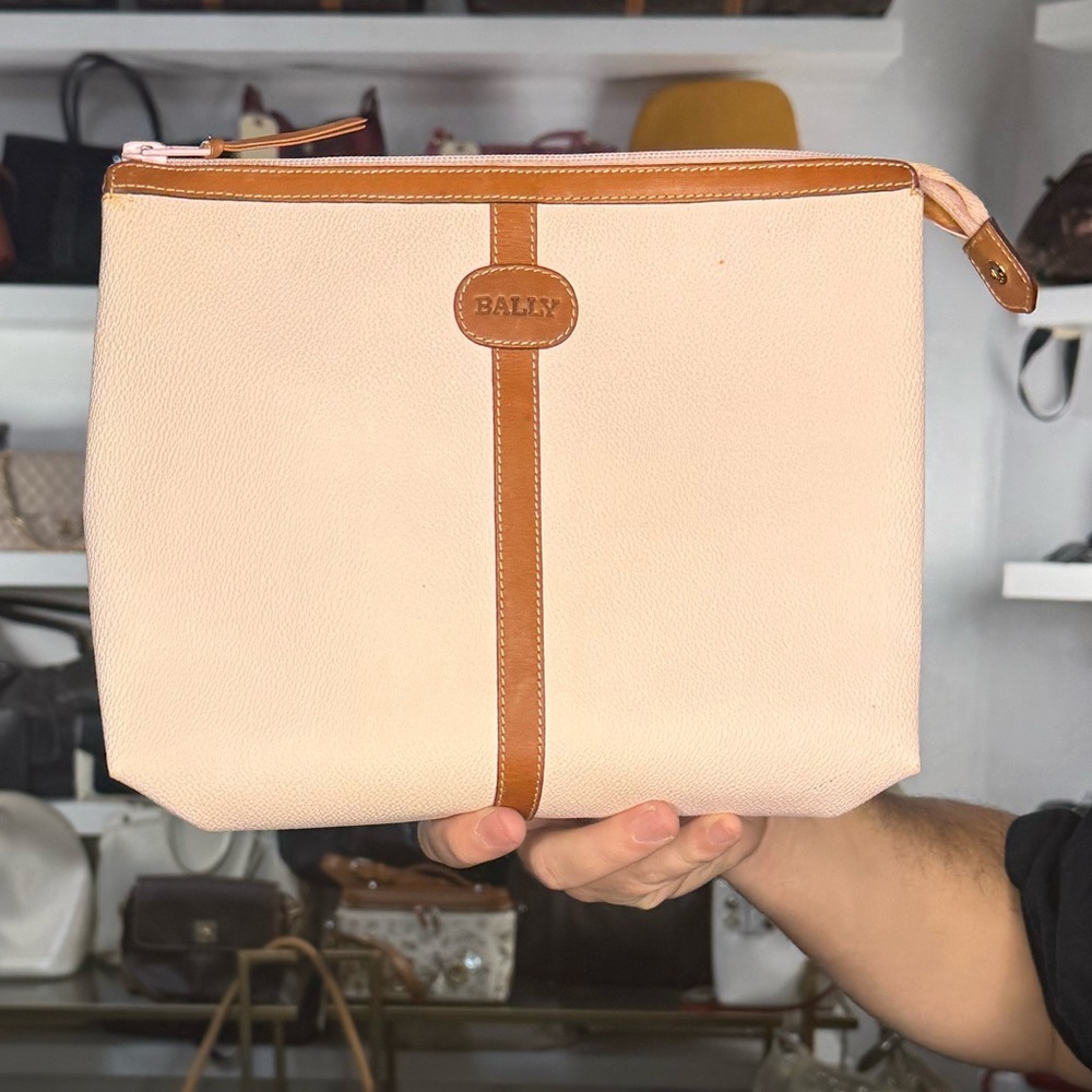 bally pink pouch
